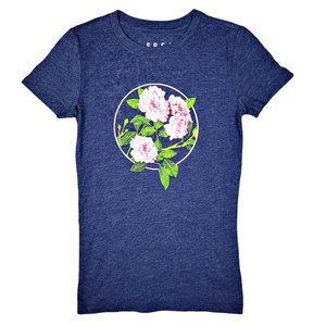 Big Kids Graphic T | Pink Roses | XS